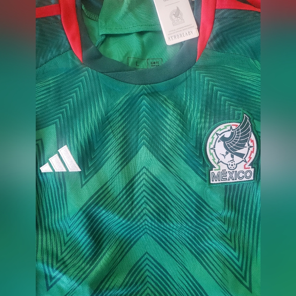 Mexico Jersey with world cup logos